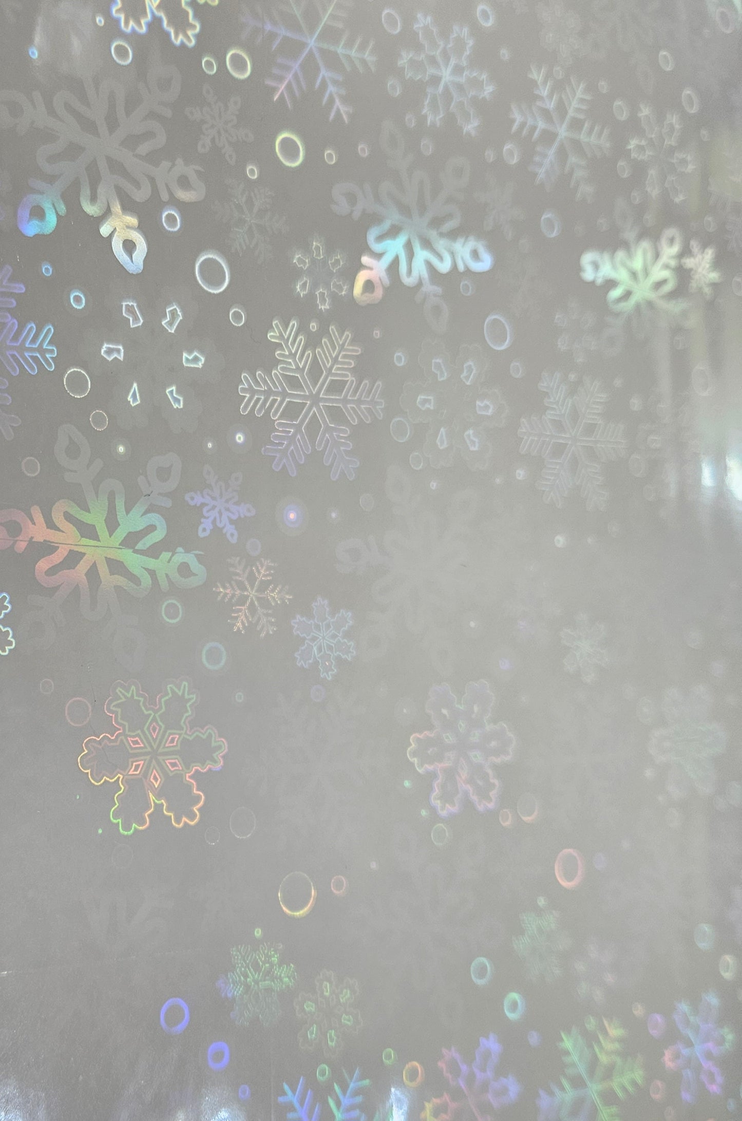 Transparent Very Sparkly Holographic Vinyl A4 Sheets Perfect for layering over stickers.