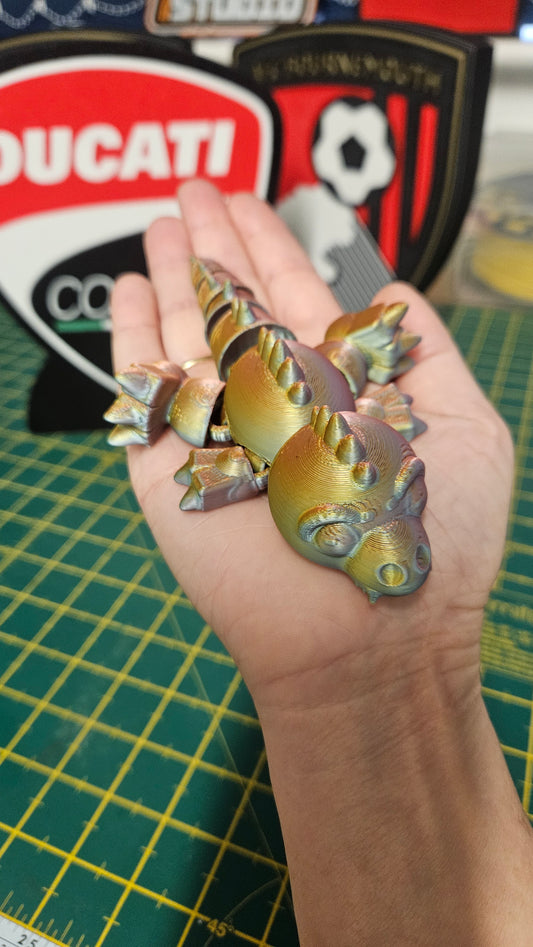 Small Articulated Dragon 3d printed