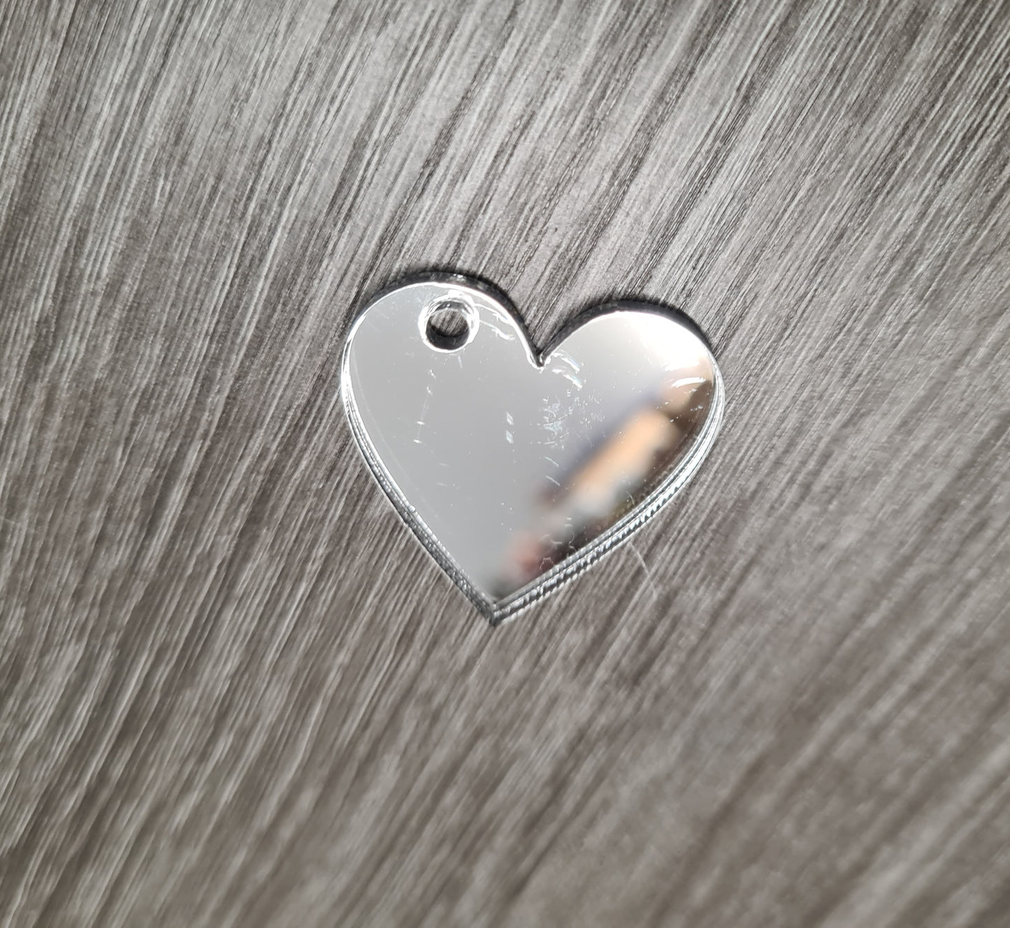 Family of 60mm/30mm Hearts Key Ring Set Acrylic Blanks