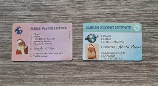 Santa Driving Licence- Clearance