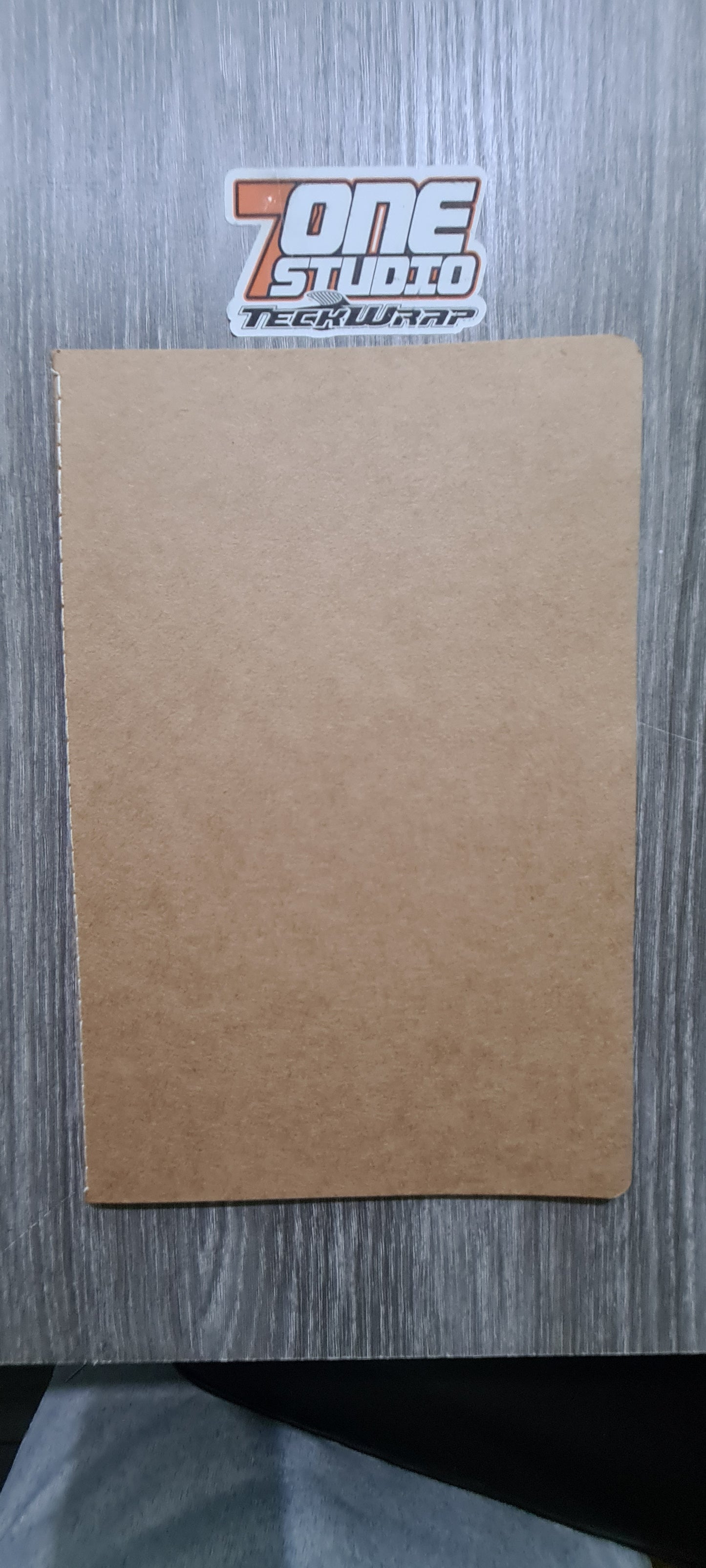 Kraft lined A5 notebook with dainty stitching