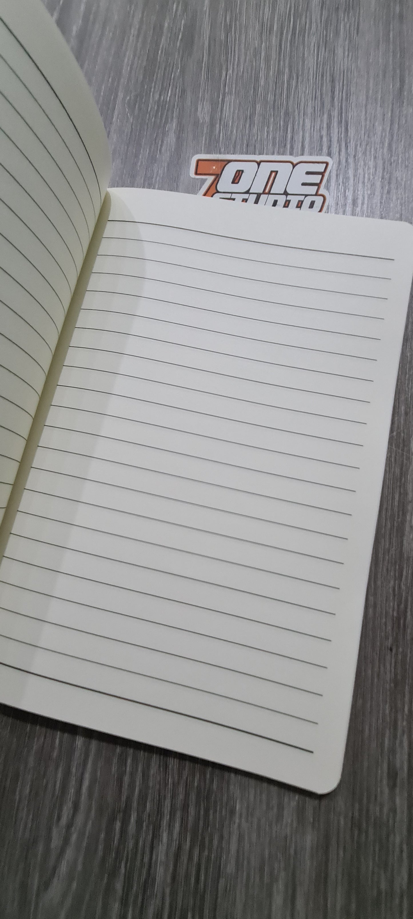 Kraft lined A5 notebook with dainty stitching