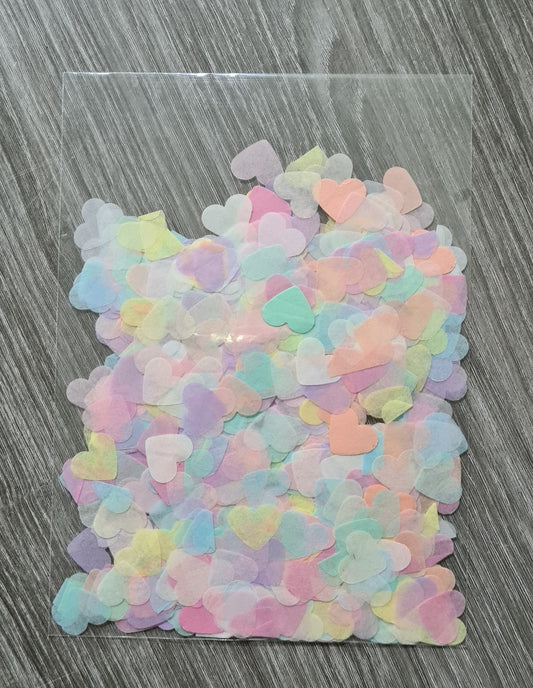 Heart confetti