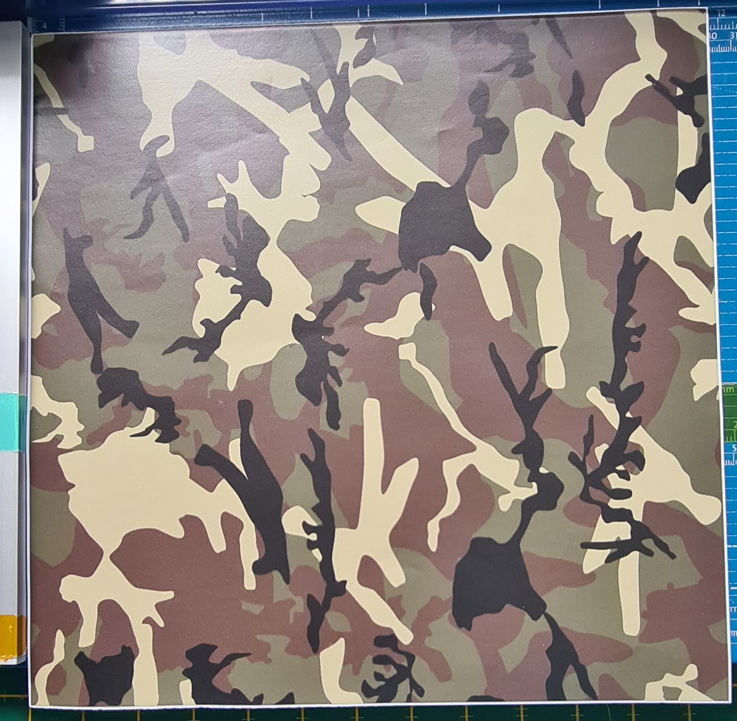 Camouflage Permemant Unbranded Vinyl 12 X 12
