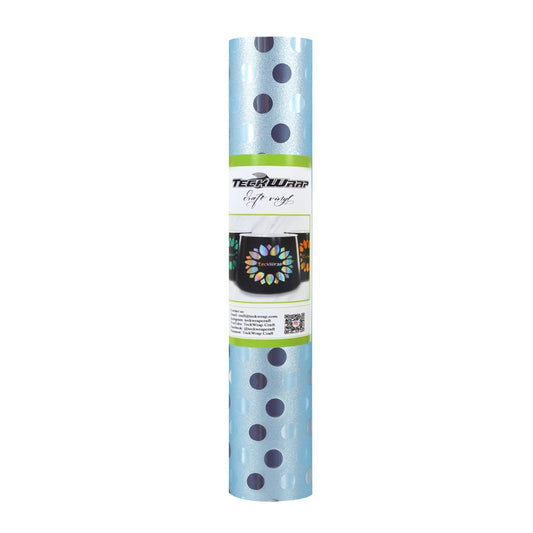 POLKA DOTS GLITTER Adhesive Vinyl Roll