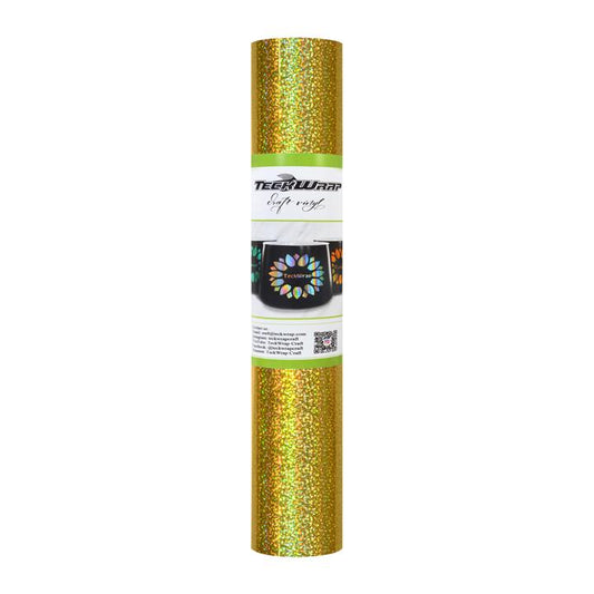 HOLOGRAPHIC SPARKLE Adhesive Craft Vinyl (TeckwrapCraft)