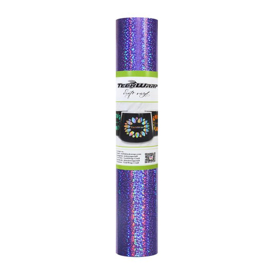 HOLOGRAPHIC SPARKLE Adhesive Craft Vinyl (TeckwrapCraft)