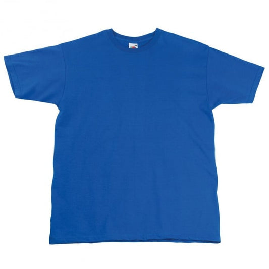 Fruit Of The Loom Blue XXL Super Premium T Shirt